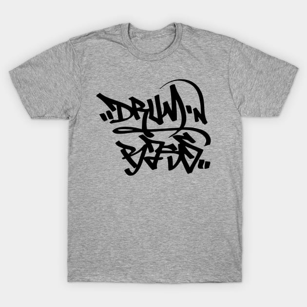 Drum N Bass Graffiti T-Shirt by CultureClashClothing